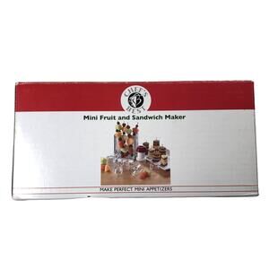 Chef's Best Mini Fruit & Sandwich Maker–Perfect for Mini Appetizers Any Occasion